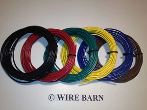 16 AWG MACHINE TOOL WIRE - MTW - SIX (6) COLORS - 25' EACH COLOR - MADE USA - Picture 1 of 1