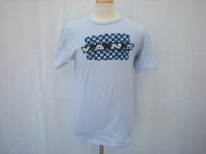 Vans "Off The Wall" t-shirt Men's Size Medium Skateboarding 100% Cotton Blue - Picture 1 of 6