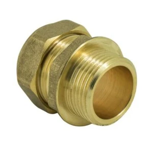COPPER COMPRESSION MALE BSP IRON - Picture 1 of 1
