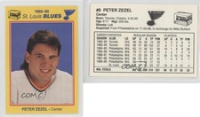 1989-90 Kodak St Louis Blues Peter Zezel #9