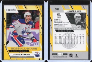 23/24 2023/24 O-Pee-Chee Yellow Border #501 Connor McDavid Edmonton Oilers - Picture 1 of 1