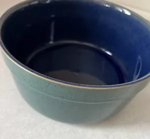 Harlequin by Denby-Langley 8" Souffle in Blue / Green - Picture 1 of 9