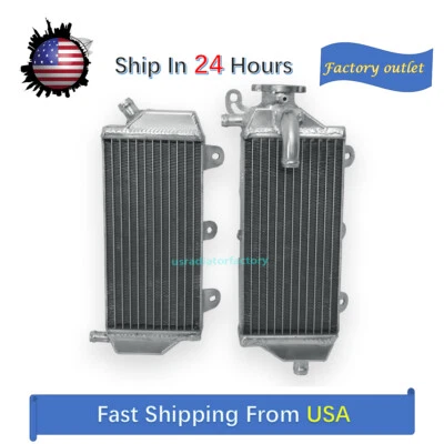 Radiador de aluminio para Yamaha YZ450F 2014-2017/2014-2018 YZ250F/2016-2019 YZ250FX Foto 1 de 4