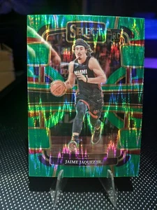 2023-24 Panini Select - Concourse Green Shock Prizm #100 Jaime Jaquez Jr. (RC)  - Imagen 1 de 3