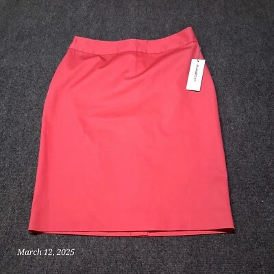 NWT Liz Claiborne Skirt Women Size 4 Teaberry Pink Career Pencil - Image 1 of 4