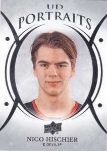NICO HISCHIER 2018-19 18-19 CUBIERTA SUPERIOR RETRATOS INSERTO #P-32 DEVILS - Imagen 1 de 1