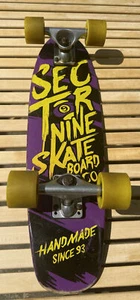 SECTOR 9 Steady Glow 2015 Skateboard 6.75X25 Purple/yellow Gullwing Mission 1 - Picture 1 of 16