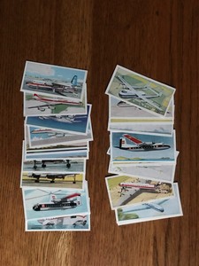 Wings Across the World - full set of Lyons Tea cards (1962)