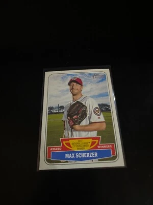 Max Scherzer 2018 Topps Heritage Award Winners Nationals AW-4 - Image 1 of 2