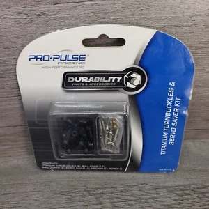 Pro-Pulse Racing TITANIUM TURNBUCKLES & SERVO SAVER KIT New Quick Shipping - Picture 1 of 4