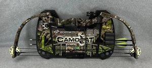 Barnett Camo Cat Compound Bow Junior Archery Set Bone Collector Fiber Optic - Picture 1 of 10