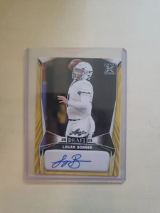 2023 Leaf Draft LOGAN BONNER XRC Yellow Autograph #BA-LB1 Utah St Auto Rookie RC - Picture 1 of 2