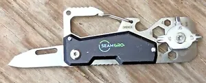 Multi-function Frame Lock EDC Knife Carabiner Bottle Opener Wrench Screwdriver - Picture 1 of 10