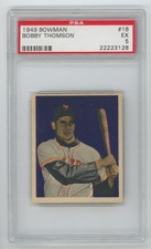 1949 Bowman 18 Bobby Thomson PSA 5 680065 