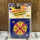Vintage 1989 Amazing Game Unlock Your Knack for Numbers 24 Pocket Edition NIP