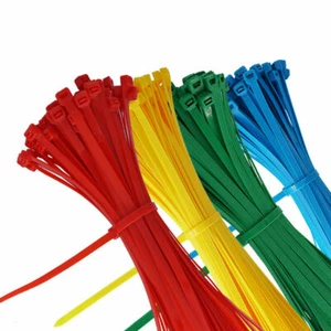 Self-locking Cable Ties Tie Wire Wraps Plastic Nylon Zip Tie 3.6x150mm 12-Colors - Picture 1 of 14