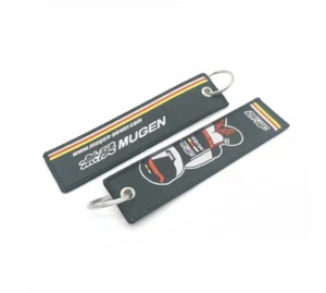 Mugen Power Nylon Embroidery Keyring Key Holder for Honda Civic Accord Jazz CX3 - Picture 1 of 3