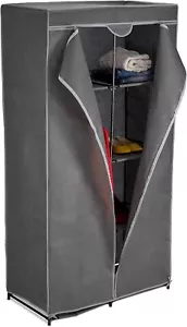 Portable Wardrobe Closet Organizer for Campsites & Attics Easy Assembly Hanging - Picture 1 of 8