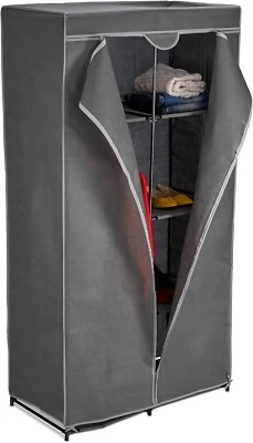 Portable Wardrobe Closet Organizer for Campsites & Attics Easy Assembly Hanging - Image 1 of 4