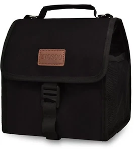 Foldable Insulated Lunch Bags for Women and Men, Adult 9"L x 5.7"W x 11"H - Picture 1 of 5