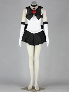 Woman's Halloween sailor pluto Meiou Setsuna Cosplay Costume Uniform Dress