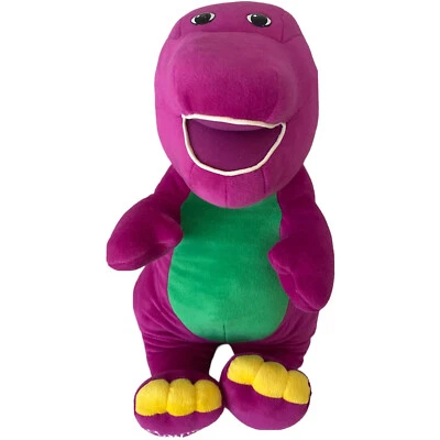 Jumbo Talking Barney Toy Vintage 2001 Fisher Price - Barney and Friends Working - image 1 of 4