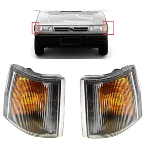 2 X Front Turn Signal Lights For Fiat Fiorino 1991 - Side Indicators - Picture 1 of 3
