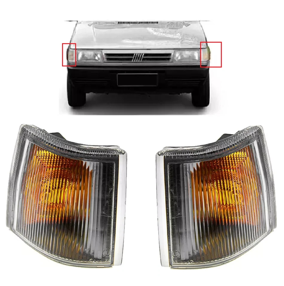 2 X FANALI FANALINI FRECCE ANTERIORI PER FIAT FIORINO 1991 - INDICATORI LATERALI - Immagine 1 di 3