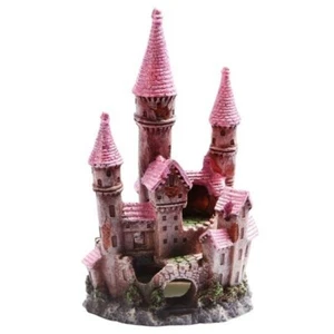 Aqua One Ruined Underwater Castle, Safe for Aquatic Life, Small, Pink - Picture 1 of 8