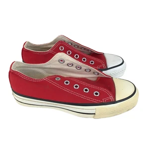 Zapatillas Converse All Star de Colección Niños Talla 1 Hechas en EE. UU. Rojo Parte Superior Baja - Imagen 1 de 12