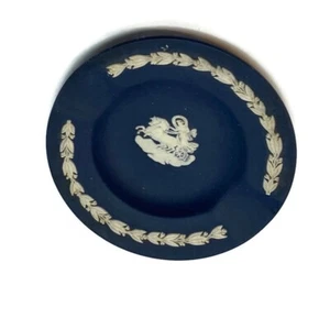 Wedgwood Jasper Ware Woman Riding A Horse Decorative Saucer Plate A2 - Picture 1 of 6
