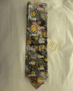CBA Chinese Basketball Association MENS Silk Neck Tie No5 - Picture 1 of 3