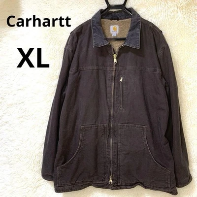 Chaqueta Carhartt Detroit Boa marrón talla XL para hombre simple y elegante d... - Imagen 1 de 4