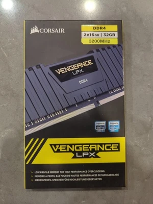 Corsair Vengeance LPX Desktop Memory RAM 32GB (2x16GB) DDR4 3200MHz - Image 1 of 2