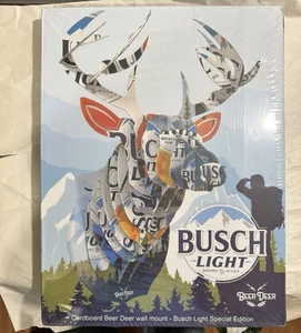 NEW Beer Deer Busch Light Deer Head | 3D Cardboard Wall Mount | SPECIAL EDITION - Picture 1 of 3