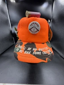 Vintage 1989 LAID BACK HUNTERS CLUB TRUCKER Cap/Mütze Neuheit Mütze - Bild 1 von 7