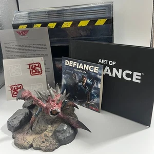 Defiance Video Game Hell Bug Figure & Base Collectors Set Art Book & Soundtrack - Picture 1 of 17
