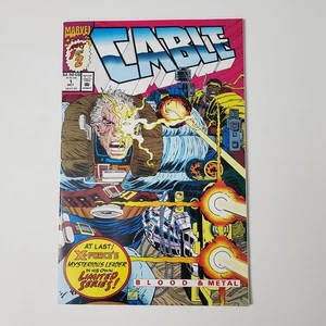🔫 Cable: Blood & Metal #1 (1992) Marvel Comics — X-Force Limited Series Part 1 - Picture 1 of 4