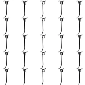 25Pcs 4 Inch Display Hooks Storage Racks Hang Fits Pegboard Hooks - Picture 1 of 14