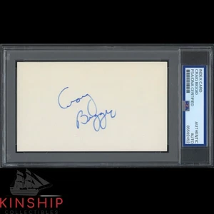 Craig Biggio signed 3x5 Index Card PSA DNA Slab Astros HOF Vintage Auto C5403 - Picture 1 of 1