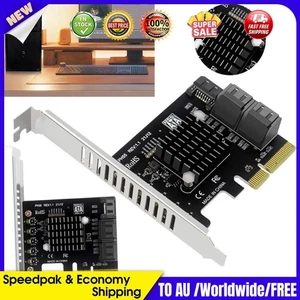 PCIe SATA Card PCI-E To SATA Expansion Card for Windows/Linux/ OS - Afbeelding 1 van 18