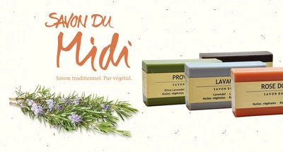 Karité,Pflanzen-,Blüten- Argan- & Olivenölseifen von Savon du Midi-Frankreich