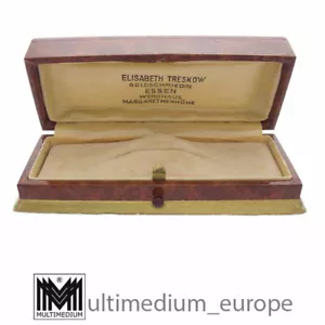Elisabeth Treskow Art Deco Estuche Joyero Caja para Broche Raro - Imagen 1 de 7