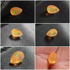 ๐ 1.40ct GORGEOUS Mexican Fire Opal w/ Play-of-Color Gemstone ๐ - Picture 1 of 9