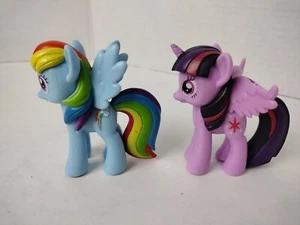 My Little Pony PRINCESS TWILIGHT SPARKLE & Rainbow Hot Topic Collectible Figures - Picture 1 of 5