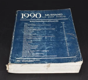 Mustang Car Shop 1990 manual ~ carrocería ~ chasis ~ eléctrico ~ tren motriz - Imagen 1 de 4