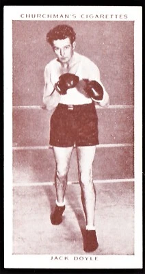 NM-NMMT 1938 Churchman's Boxing Personalities #13 Jack DOYLE 7 8 9 + - Image 1 of 2