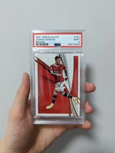 2021 Immaculate Soccer JADON SANCHO Manchester United Dortmund Bronze #/49 PSA 9 - Picture 1 of 2