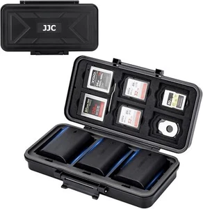 Estuche de almacenamiento de tarjeta de memoria de batería de cámara para SD CFB/XQD CFA LP-E6 NPW235 NP-FZ100 - Imagen 1 de 9