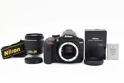 Nikon D3400 DSLR Camera W/ NIKKOR AF-P DX 18-55mm F3.5-5.6G VR Lens Kit - Image 1 of 4